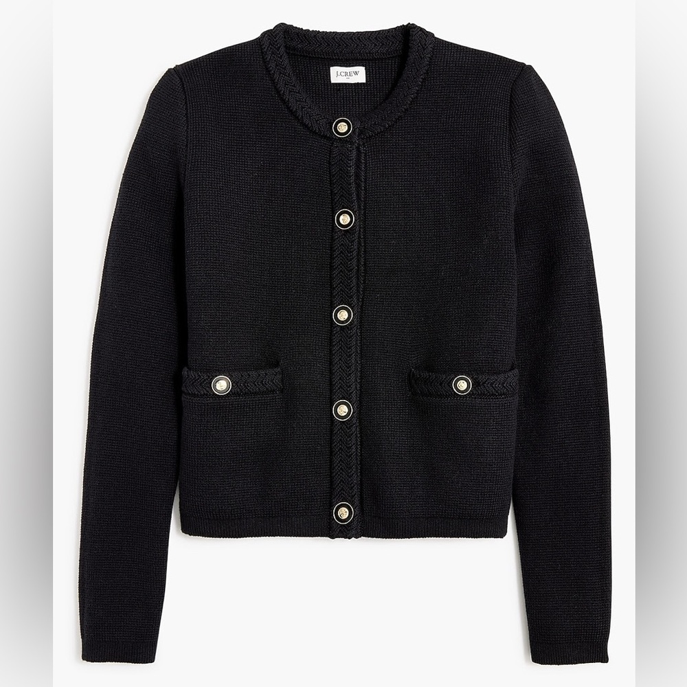 J. Crew Factory Cotton Lady Jacket Cardigan Sweater